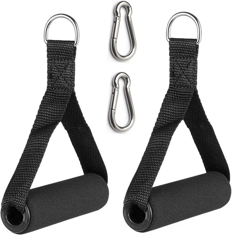 Laad afbeelding in Galerijviewer, Eenhandsgrepen voor weerstandsbanden set van 2 zwart - happygetfit.com
