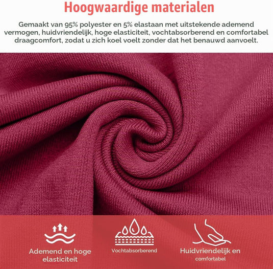 Elastische haarbanden dames 4 stuks van zachte polyesterstof met brede pasvorm voor yoga en fitness – sporthaarbanden – tulbandhoofdbanden - happygetfit.com