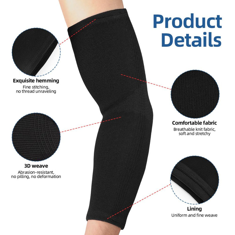 Bild im Galerie-Viewer laden, Elleboogbandage met verstelbare compressieriem van ademend nylon en elastaan voor sport en dagelijks gebruik – elleboogsteun – tennisarmbandage - happygetfit.com
