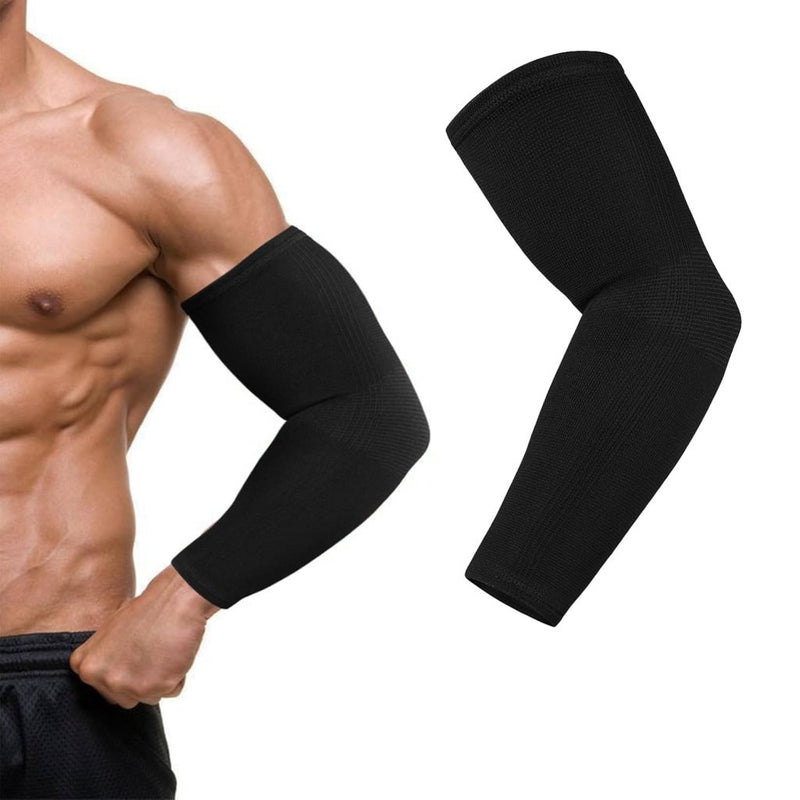 Bild im Galerie-Viewer laden, Elleboogbandage met verstelbare compressieriem van ademend nylon en elastaan voor sport en dagelijks gebruik – elleboogsteun – tennisarmbandage - happygetfit.com
