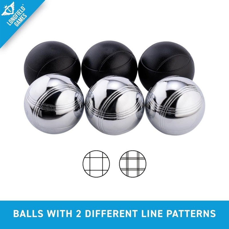 Load image into Gallery viewer, Engelhart - 010208 - Boulesballen set een mooie Luxe houten boulekoffer - jeu de boules 2x3 stalen ballen - 720g - Petanque - happygetfit.com
