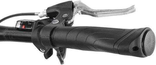 Ergonomische fietshandvatten 22 mm lang en kort zwart - happygetfit.com