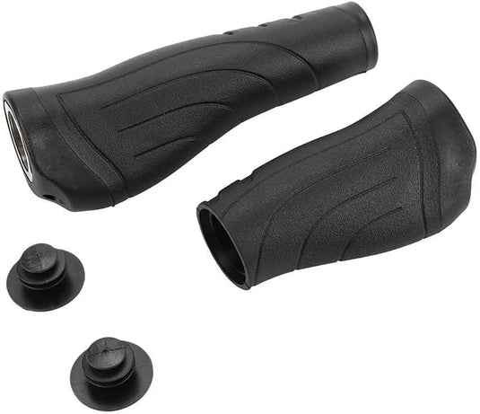 Ergonomische fietshandvatten 22 mm lang en kort zwart - happygetfit.com