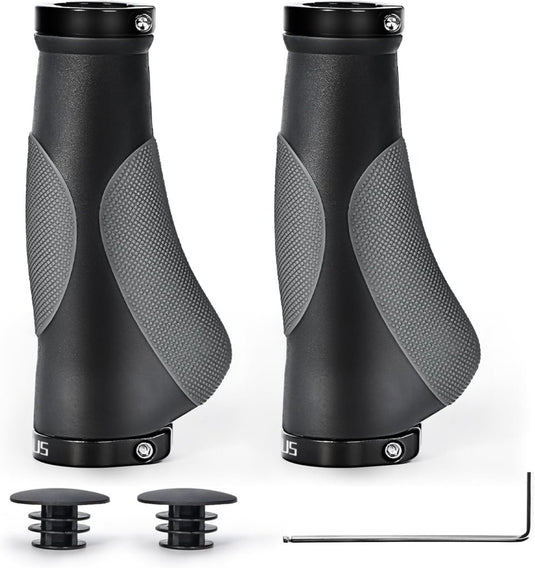 Ergonomische fietshandvatten 22 mm voor draaigreepschakeling - happygetfit.com