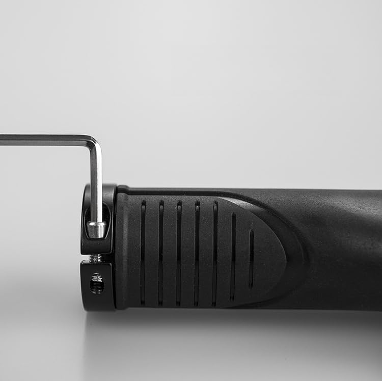 Load image into Gallery viewer, Ergonomische fietshandvatten 22 mm zwart met einddoppen - happygetfit.com
