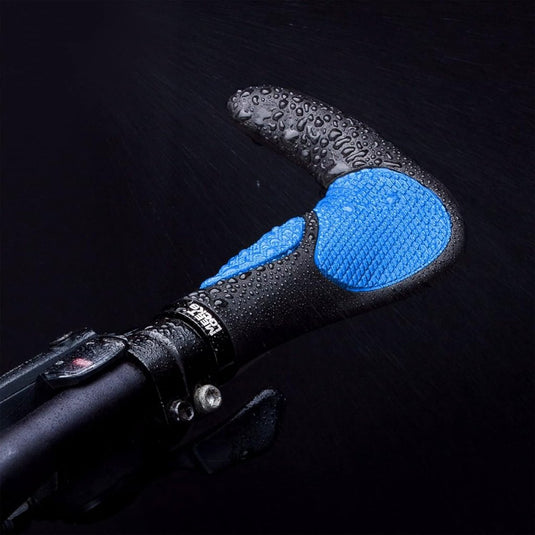 Ergonomische fietshandvatten 22 mm zwart/grijs - happygetfit.com