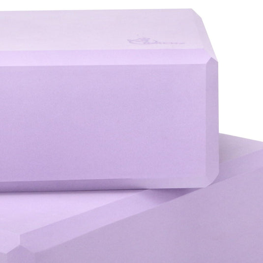 EXERZ Yoga Blocks 2 pack, Gym Blocks, Exercise Workout Fitness Bricks, Pilates Stretch Handstand Non-Slip - happygetfit.com