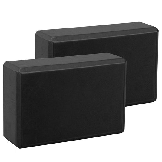 EXERZ Yoga Blocks 2 pack, Gym Blocks, Exercise Workout Fitness Bricks, Pilates Stretch Handstand Non-Slip - happygetfit.com