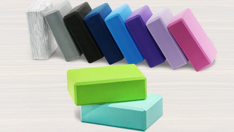Laad afbeelding in Galerijviewer, EXERZ Yoga Blocks 2 pack, Gym Blocks, Exercise Workout Fitness Bricks, Pilates Stretch Handstand Non-Slip - happygetfit.com
