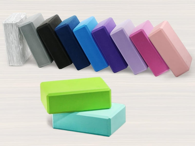 Laad afbeelding in Galerijviewer, EXERZ Yoga Blocks 2 pack, Gym Blocks, Exercise Workout Fitness Bricks, Pilates Stretch Handstand Non-Slip - happygetfit.com
