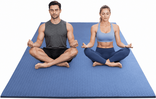 Extra grote fitnessmat TPE antislip 200 x 130 cm - happygetfit.com