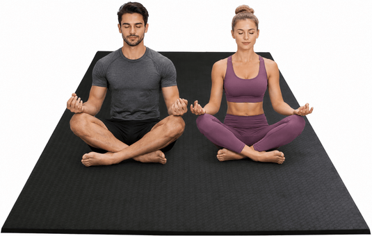 Extra grote fitnessmat TPE antislip 200 x 130 cm - happygetfit.com