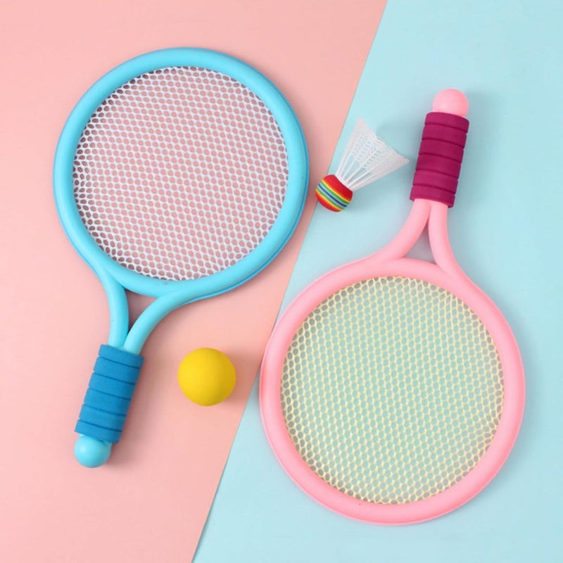 Laad afbeelding in Galerijviewer, Federball Set Kinder Badminton Set Tennisschläger Spielzeug Geschenkset für Kinder - happygetfit.com
