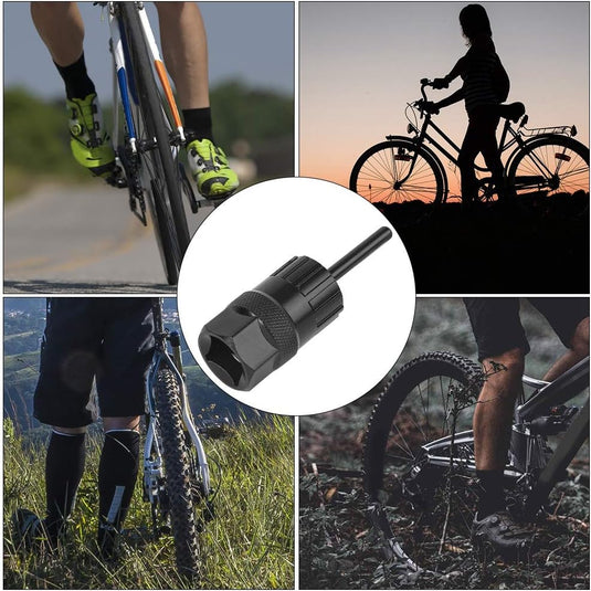 Fiets cassette afnemer met 12 tanden voor SRAM en SunRace tandwielen – lockring sleutel – fietsgereedschap - happygetfit.com