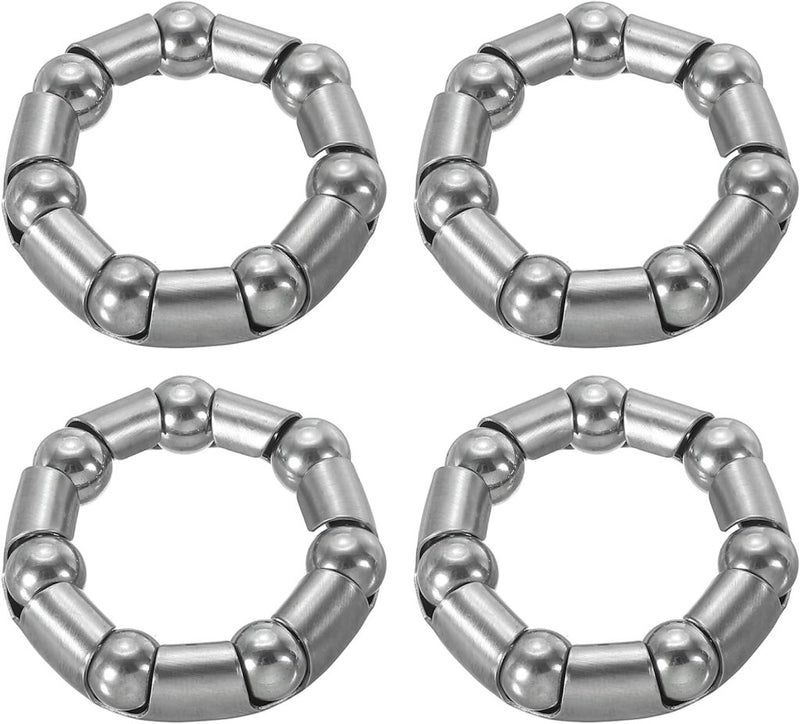 Laad afbeelding in Galerijviewer, Fiets cranklagers 4 stuks 3/8 inch met 7 kogels van roestvrij staal – kogellagers – fietsonderdelen - happygetfit.com
