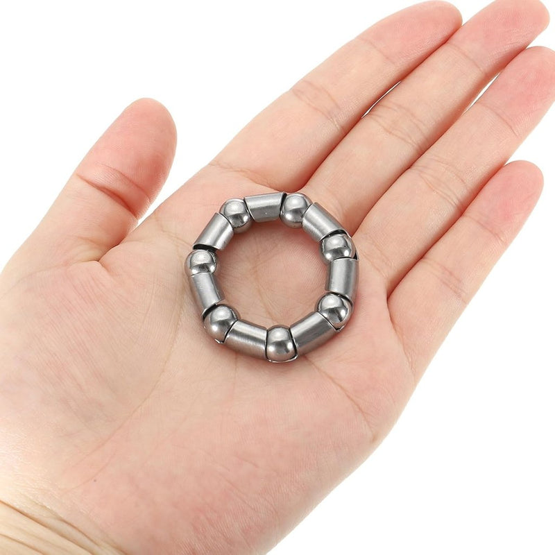 Laad afbeelding in Galerijviewer, Fiets cranklagers 4 stuks 3/8 inch met 7 kogels van roestvrij staal – kogellagers – fietsonderdelen - happygetfit.com
