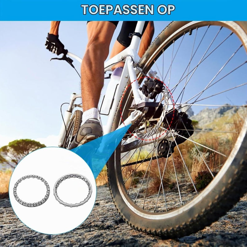 Laad afbeelding in Galerijviewer, Fiets crankstel kogellagers 3/16 inch - RVS fietslager kogelkooi reserveonderdelen - Fiets trapas &amp; as kogellagers - happygetfit.com
