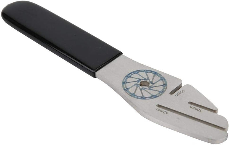 Carica immagine in Galleria Viewer, Fiets remschijf richter van roestvrij staal met 3 correctiesleuven en antislip handgreep – rotor richter – schijfremgereedschap - happygetfit.com
