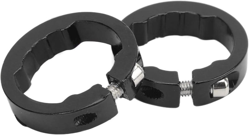 Load image in Gallery Viewer, Fietshandvat klemringen 2 stuks van aluminium voor 22,2 mm fietssturen – gripvergrendeling – stuurklemmen - happygetfit.com
