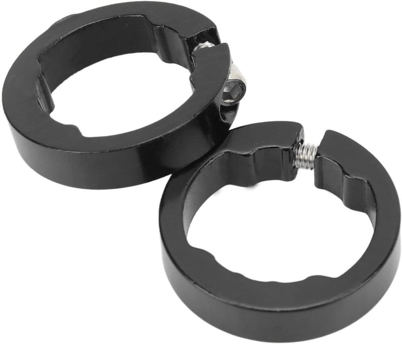Load image in Gallery Viewer, Fietshandvat klemringen 2 stuks van aluminium voor 22,2 mm fietssturen – gripvergrendeling – stuurklemmen - happygetfit.com
