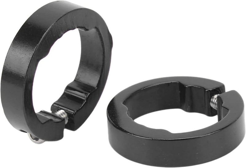 Load image in Gallery Viewer, Fietshandvat klemringen 2 stuks van aluminium voor 22,2 mm fietssturen – gripvergrendeling – stuurklemmen - happygetfit.com
