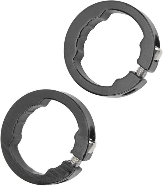 Fietshandvat klemringen 2 stuks van aluminium voor 22,2 mm fietssturen – gripvergrendeling – stuurklemmen - happygetfit.com