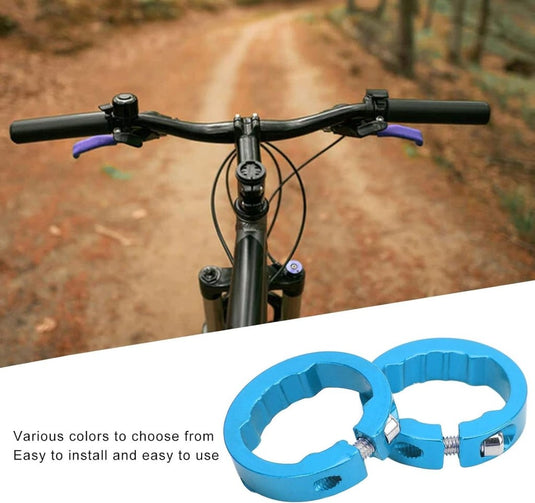 Fietshandvat klemringen 2 stuks van aluminium voor 22,2 mm fietssturen – gripvergrendeling – stuurklemmen - happygetfit.com