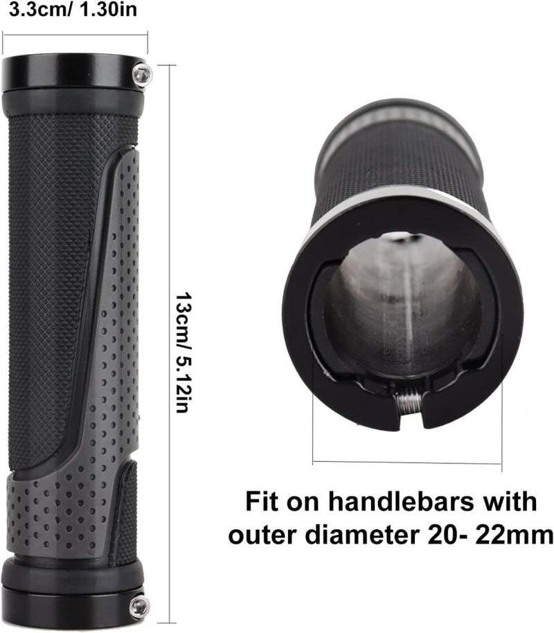 Laad afbeelding in Galerijviewer, Fietshandvatten set 22 mm zwart antislip - happygetfit.com

