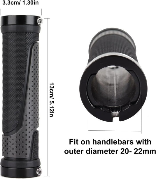 Fietshandvatten set 22 mm zwart antislip - happygetfit.com