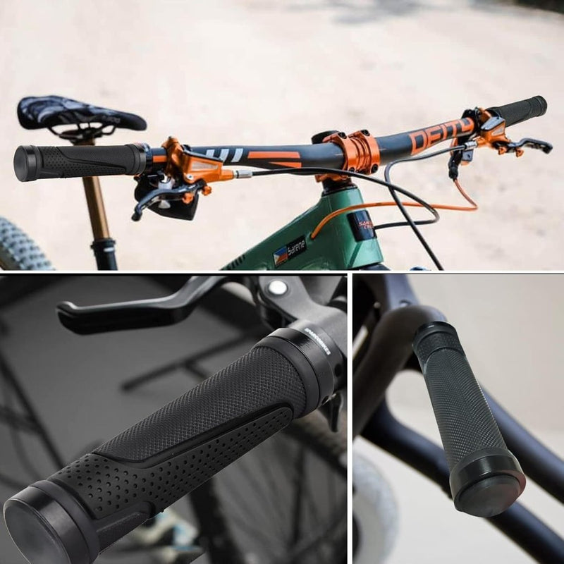 Laad afbeelding in Galerijviewer, Fietshandvatten set 22 mm zwart antislip - happygetfit.com
