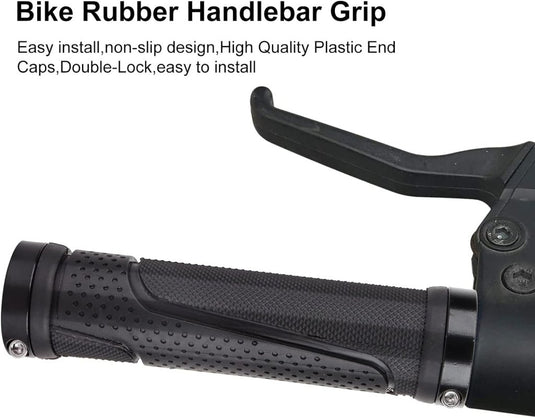 Fietshandvatten set 22 mm zwart antislip - happygetfit.com
