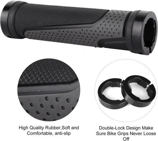 Fietshandvatten set 22 mm zwart antislip - happygetfit.com