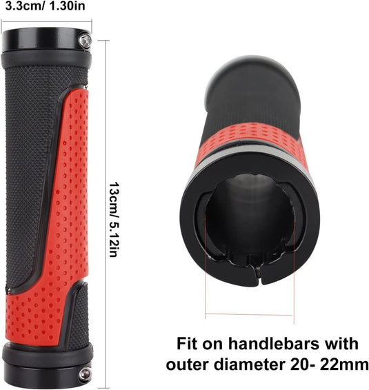 Fietshandvatten set 22 mm zwart antislip - happygetfit.com