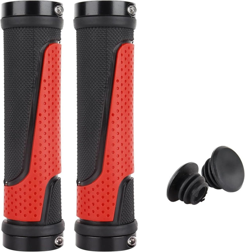 Laad afbeelding in Galerijviewer, Fietshandvatten set 22 mm zwart antislip - happygetfit.com
