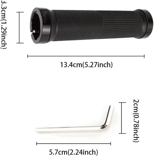 Fietshandvatten set 22 mm zwart antislip - happygetfit.com