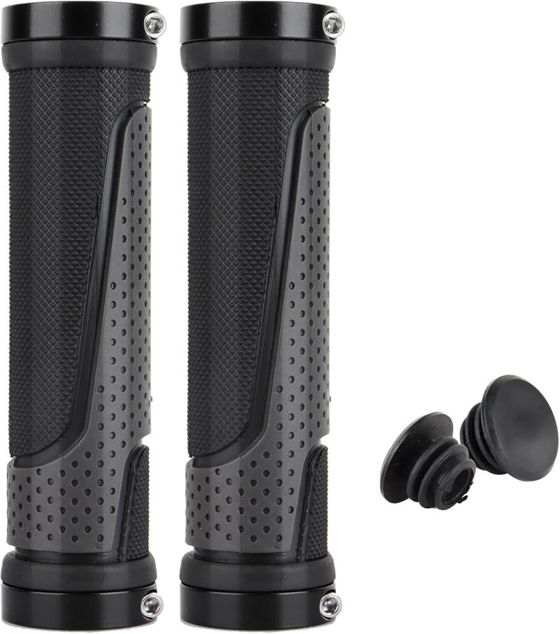 Laad afbeelding in Galerijviewer, Fietshandvatten set 22 mm zwart antislip - happygetfit.com
