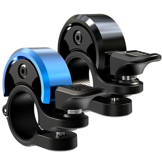 Fietsklingel voor stuur 19-25,4 mm luid en waterbestendig blauw – fietsbel – fietsklingel - happygetfit.com