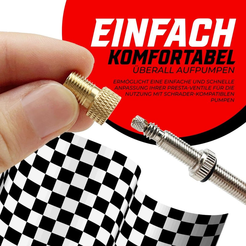 Załaduj obraz do przeglądarki galerii, Fietsventiel adapter set 15-delig voor Presta Dunlop en Schrader – ventieladapter – fietsaccessoires - happygetfit.com
