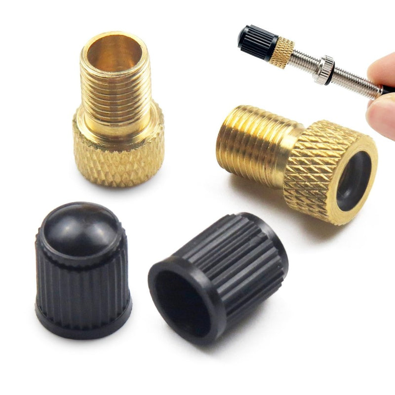 Załaduj obraz do przeglądarki galerii, Fietsventiel adapter set 15-delig voor Presta Dunlop en Schrader – ventieladapter – fietsaccessoires - happygetfit.com

