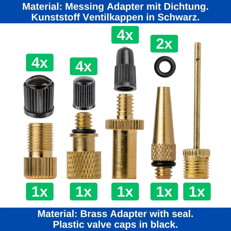Laden Sie das Bild in Galerie -Viewer, Fietsventiel Reparatieset 20-delig voor Dunlopventiel tot 6 Bar – Ventielset – Fietsaccessoires - happygetfit.com
