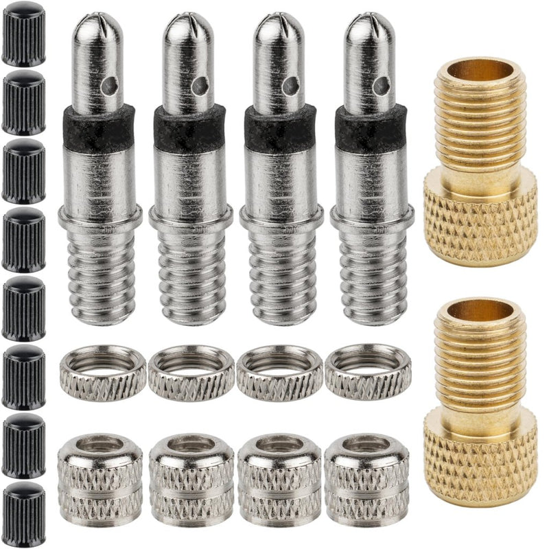 Laden Sie das Bild in Galerie -Viewer, Fietsventiel Reparatieset 20-delig voor Dunlopventiel tot 6 Bar – Ventielset – Fietsaccessoires - happygetfit.com
