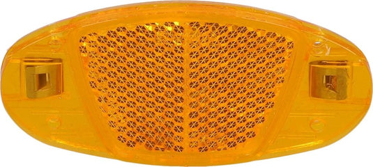 fischer Unisex Bicycle Reflector 85400 Orange, Yellow, One Size EU - happygetfit.com