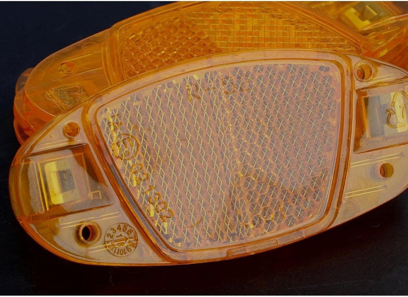 Load image into Gallery viewer, fischer Unisex Bicycle Reflector 85400 Orange, Yellow, One Size EU - happygetfit.com
