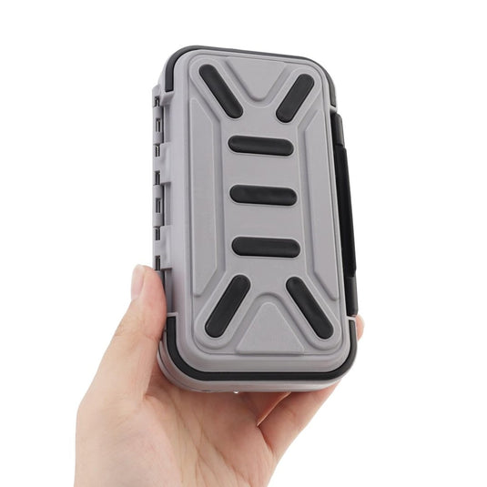 Fishing Tackle Storage Box, Double Sided Waterproof, 16 Compartments, Fishing Lure Box Storage Containers (Black) - happygetfit.com