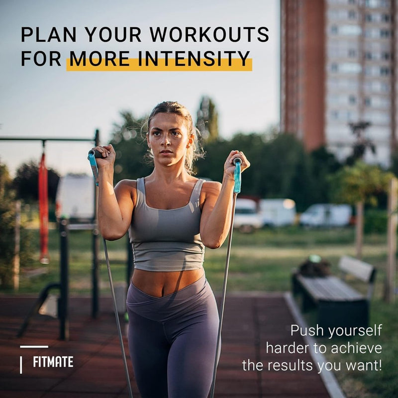 Load image into Gallery viewer, FitMate 8 Pack Workout Oefening Poster Bundel - Halter, Barbell, Lichaamsgewicht, Yoga, Stretching, Stabiliteit Bal, Weerstandsbanden, Kettlebell | Home Gym Decor, Kamer Guide (42 x 63 cm) - happygetfit.com
