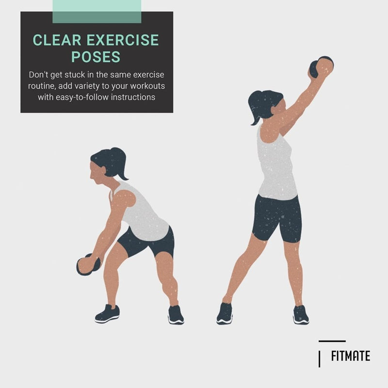 Laad afbeelding in Galerijviewer, FitMate halter- en halterstang-trainingsposter, set van 2, trainingsroutine met vrije gewichten, decoratie voor sportruimte thuis, referentiegids (51 x 76 cm) - happygetfit.com
