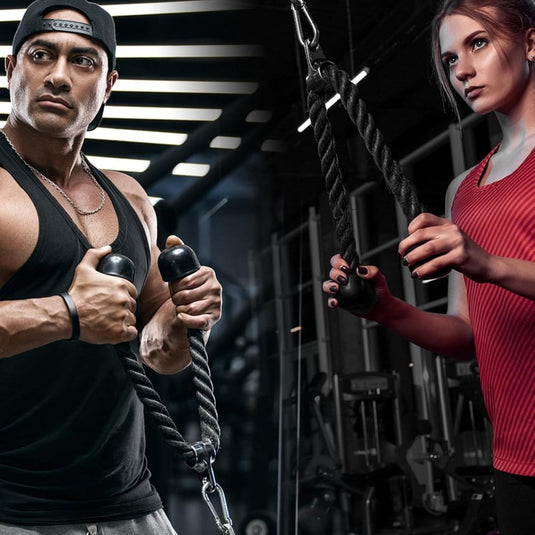 Fitness Cable lat Pulley Systeem, DIY Home Gym Machine Pulley System Fitness Kabel Katrol voor LAT Pulldowns, Biceps Krul, Triceps Extensions, Spieren Kweken Workout - happygetfit.com