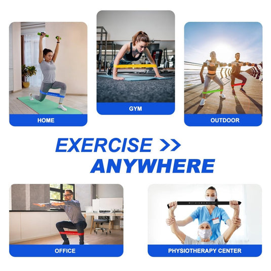 Fitness elastieken 5-delige set met verschillende weerstandsniveaus – weerstandsbanden – resistance bands - happygetfit.com