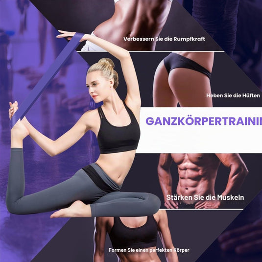 Fitness elastieken 5-delige set met verschillende weerstandsniveaus – weerstandsbanden – resistance bands - happygetfit.com