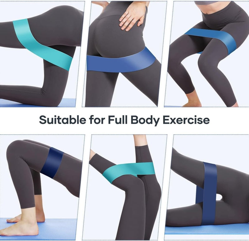 Laden Sie das Bild in Galerie -Viewer, Fitness elastieken 5-delige set met verschillende weerstandsniveaus – weerstandsbanden – resistance bands - happygetfit.com
